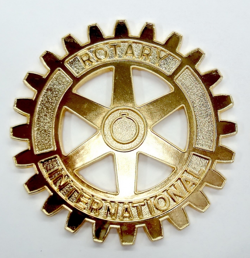 Producto Rueda Rotary bronce macizo dorada
